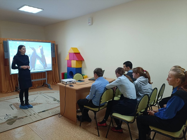 В школе состоялась профилактическая беседа о значимости правовой культуры.